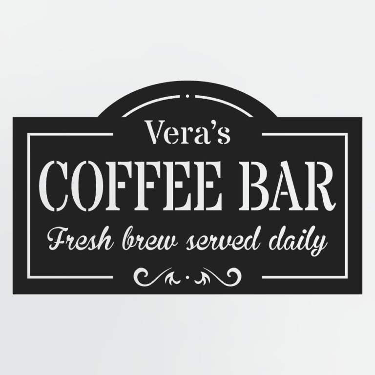 Metal Classic Sign With 3-Lines Of Custom Text, Personalized Plaque